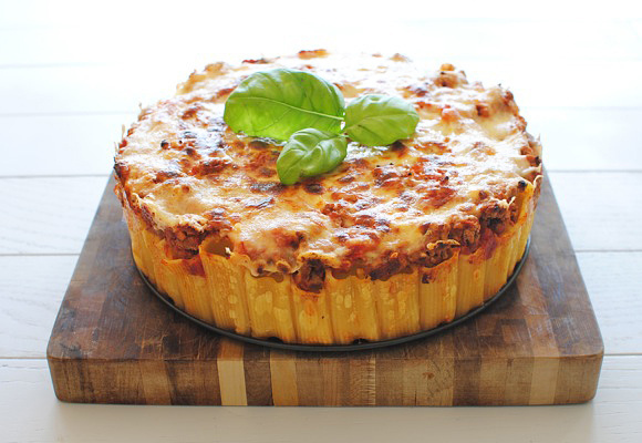 Rigatoni Pasta Pie