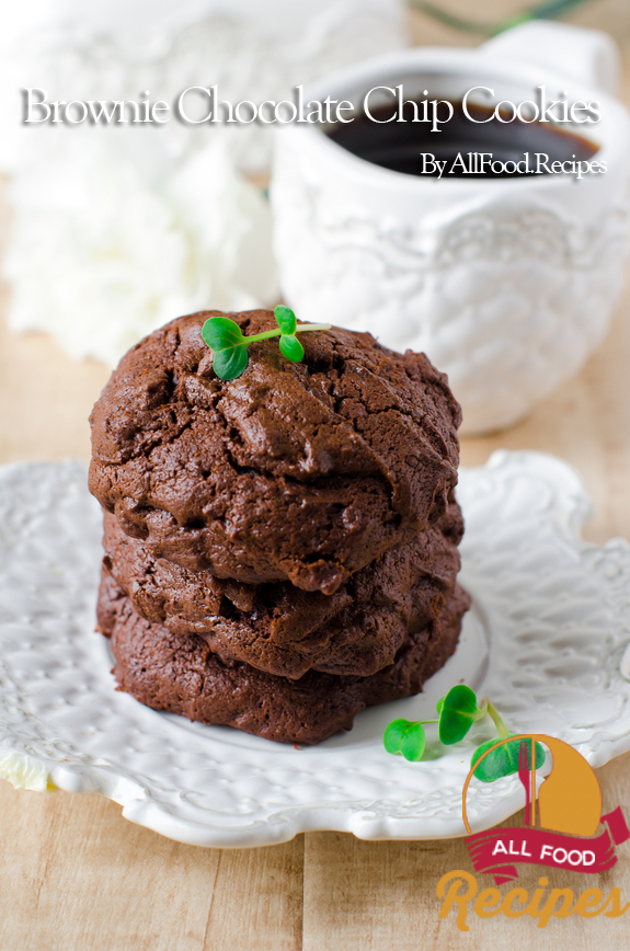 Brownie Chocolate Chip Cookies