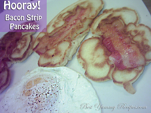 Bacon Strip Pancakes