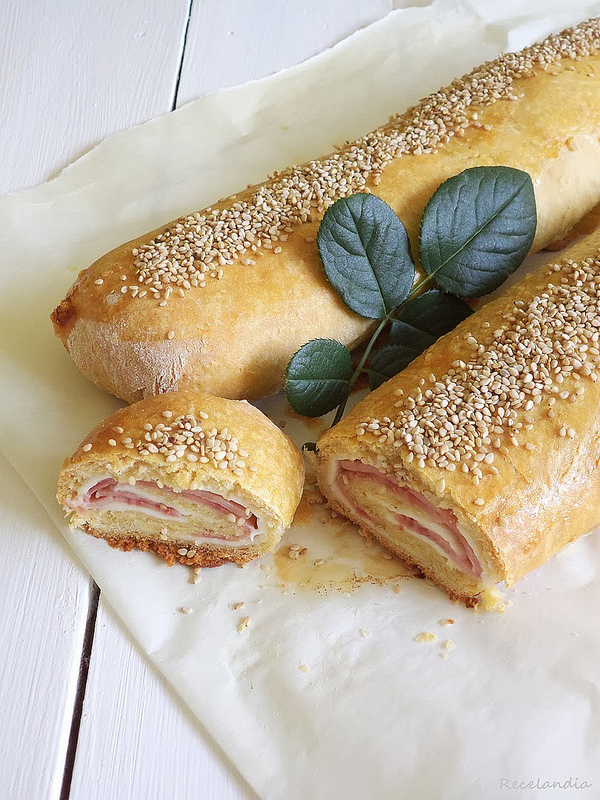 Ham & Cheese Stuffed Bread