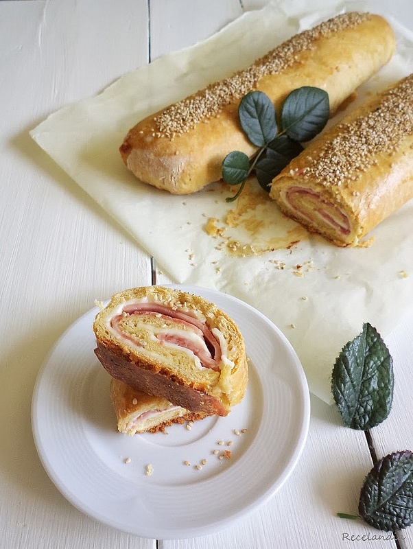 Ham & Cheese Stuffed Bread