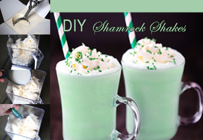 DIY Shamrock Shakes