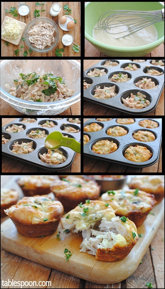 Mini Tex-Mex Chicken and Cheese Pies