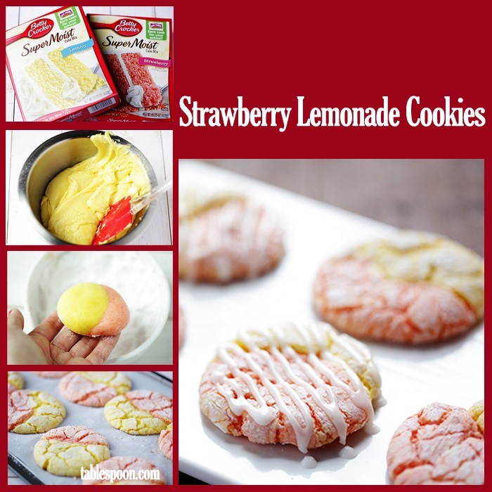 Strawberry Lemonade Cookies