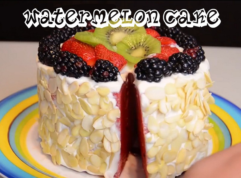 watermelon cake