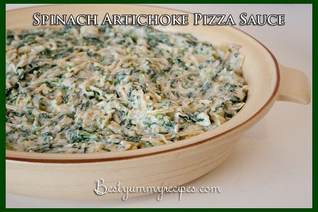 Spinach Artichoke Pizza Sauce