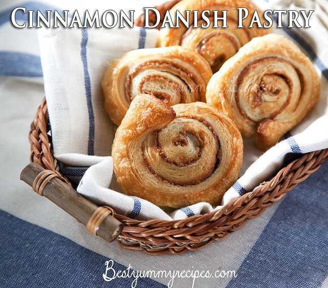 Cinnamon danish bun