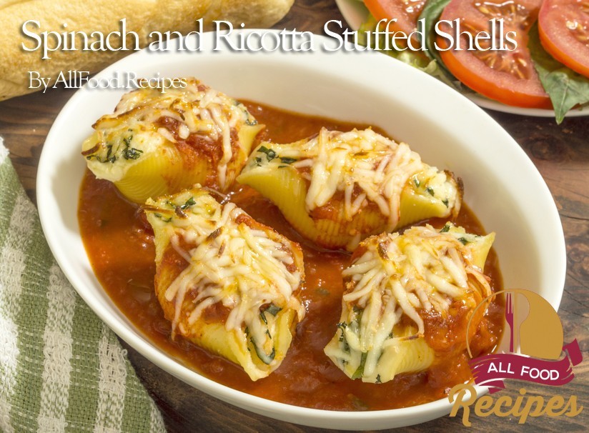 Spinach and Ricotta Stuffed Shells