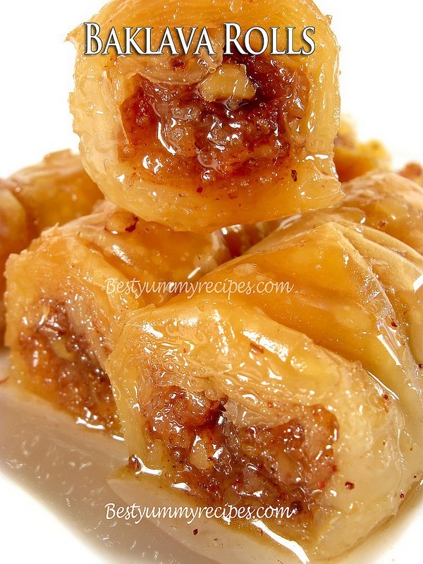 Easy to Make Baklava Rolls Recipe