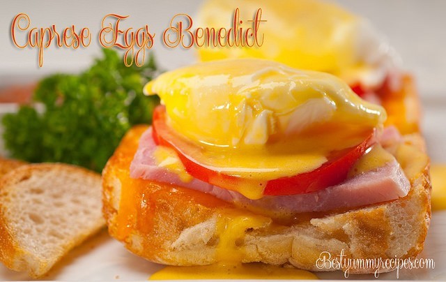 Caprese Eggs Benedict