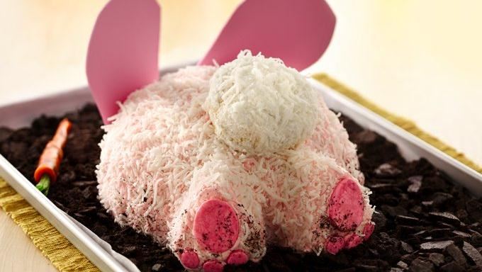 Bunny Butt Cake