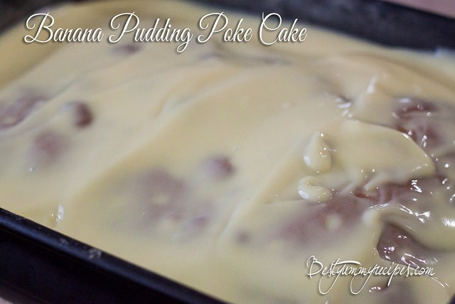 Banana Pudding Poke Cake