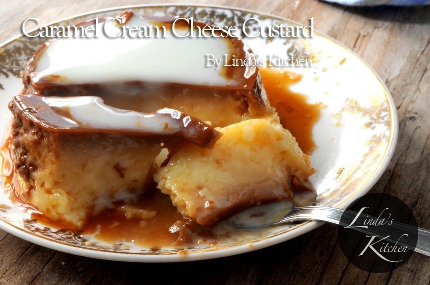 Caramel Cream Cheese Custard