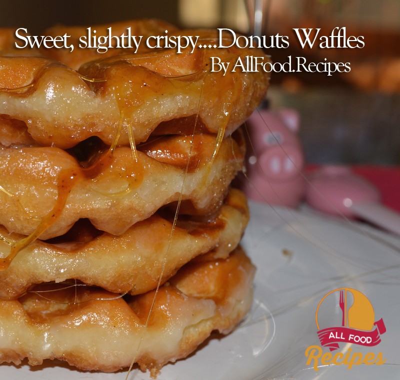 Sweet Slightly Crispy Donuts Waffles