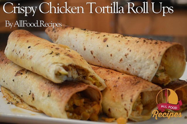 Crispy Chicken Tortilla Roll Ups