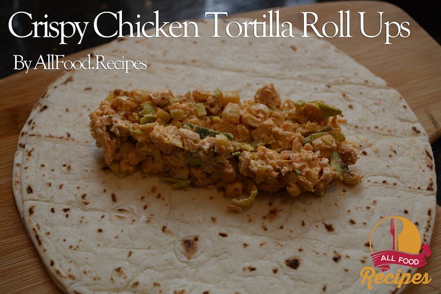 Crispy Chicken Tortilla Roll Ups