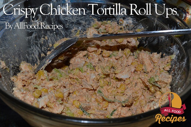 Crispy Chicken Tortilla Roll Ups