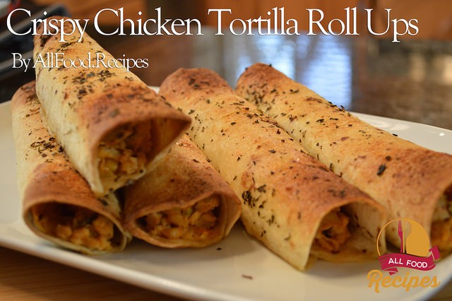 Crispy Chicken Tortilla Roll Ups