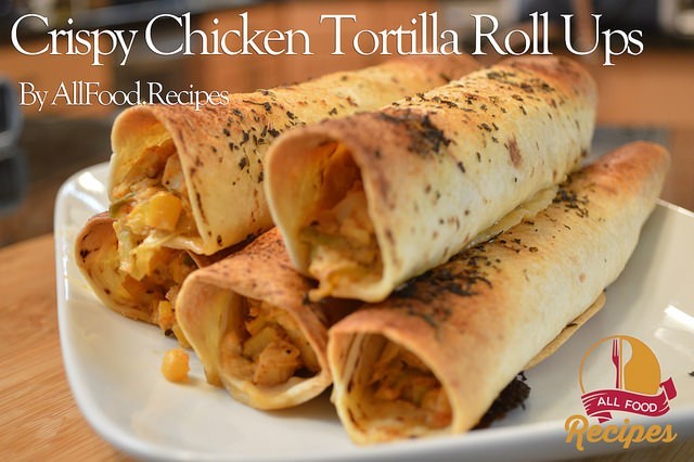 Crispy Chicken Tortilla Roll Ups