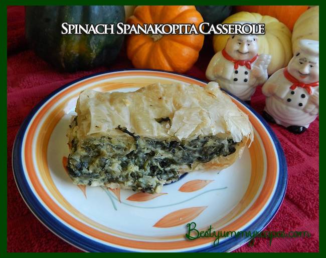 Spinach Spanakopita Casserole