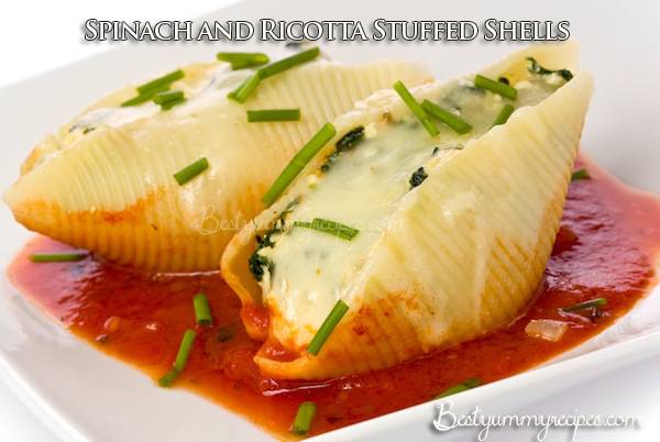 Spinach and Ricotta Stuffed Shells