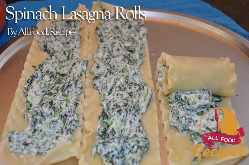 Spinach Lasagna Rolls