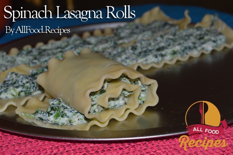 Spinach Lasagna Rolls