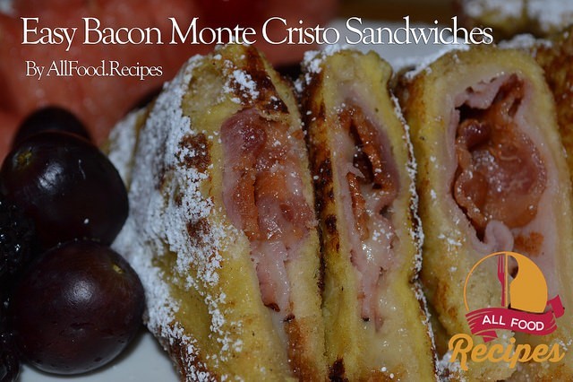 Easy Bacon Monte Cristo Sandwiches