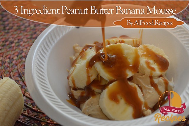 3 Ingredient Peanut Butter Banana Mousse