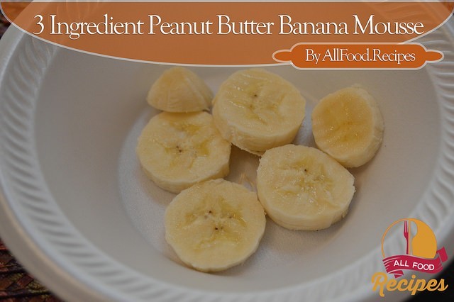 3 Ingredient Peanut Butter Banana Mousse