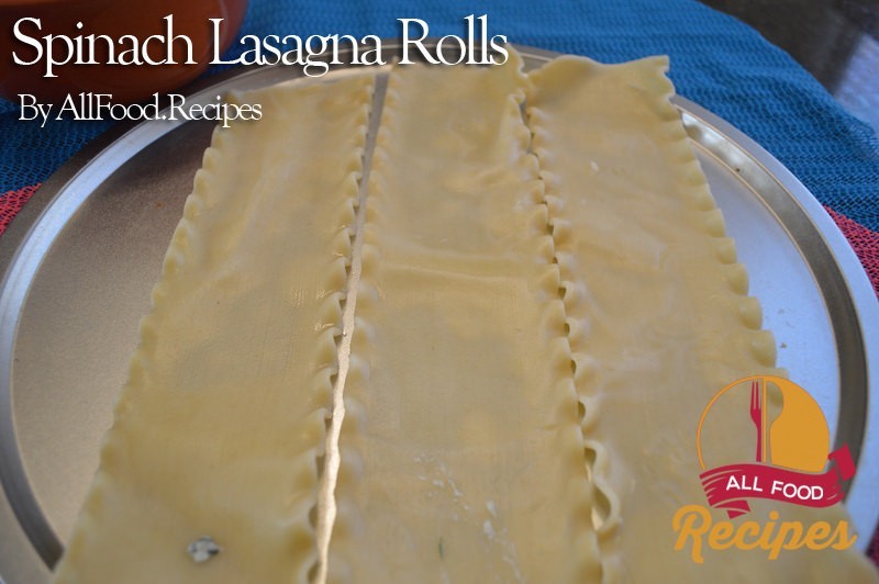 Spinach Lasagna Rolls