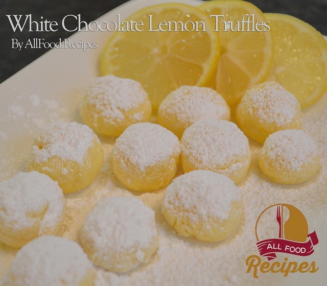 White Chocolate Lemon Truffles