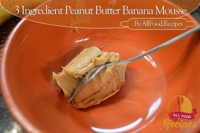 3 Ingredient Peanut Butter Banana Mousse