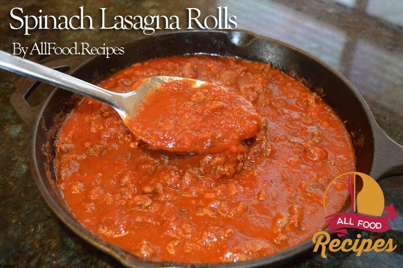 Spinach Lasagna Rolls