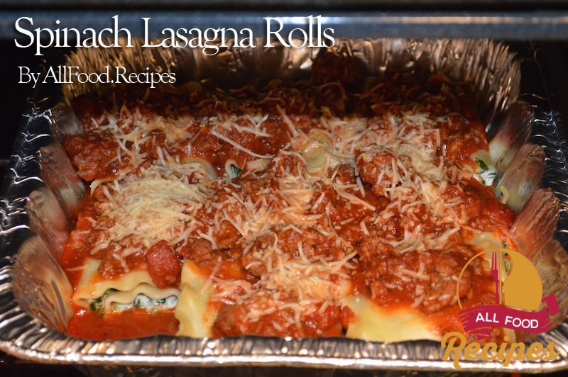 Spinach Lasagna Rolls