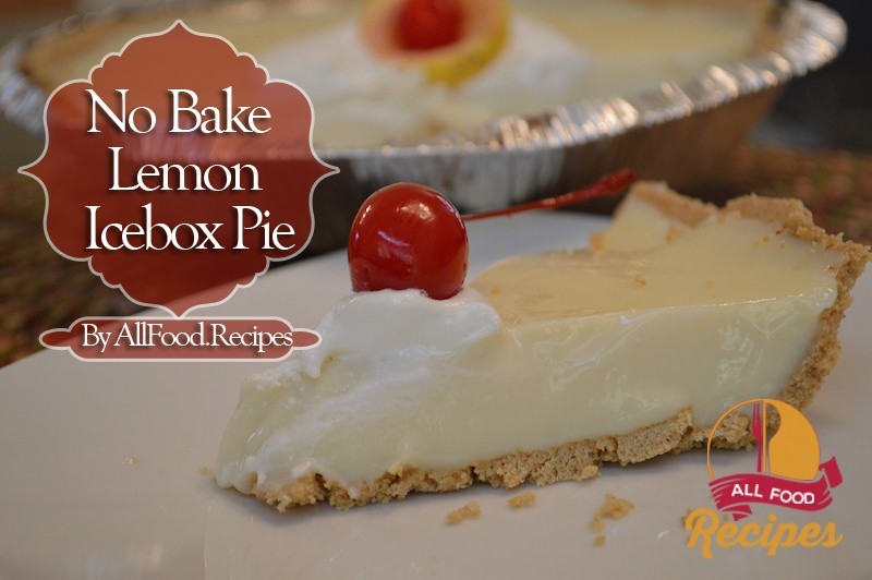 No Bake Lemon Icebox Pie