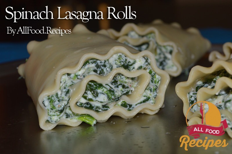 Spinach Lasagna Rolls