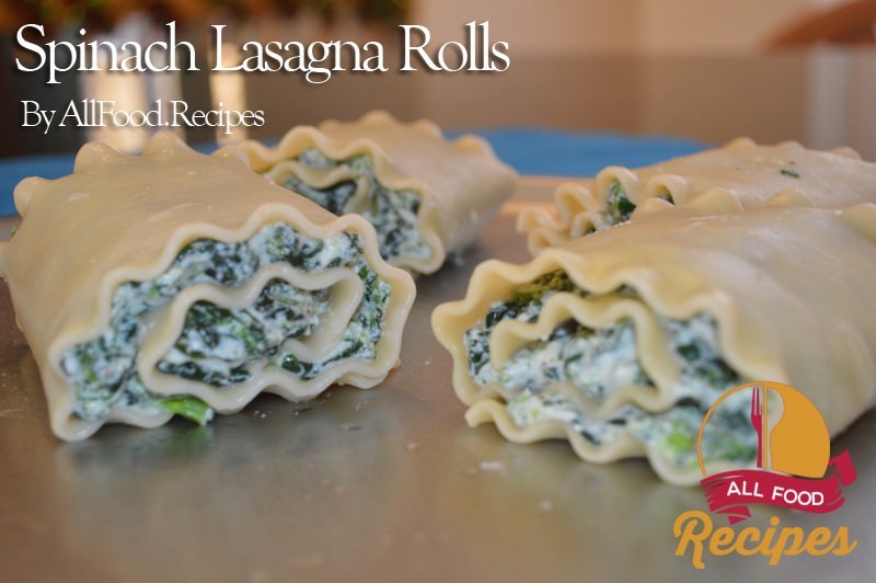 Spinach Lasagna Rolls