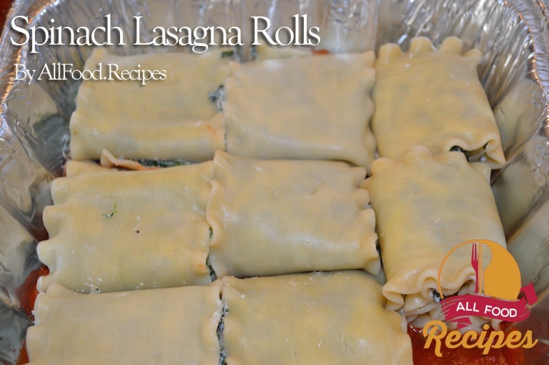 Spinach Lasagna Rolls