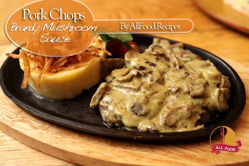 Pork Chops with Brandy Mushroom Sauce