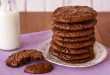 Close-up of gluten-free chocolate cookies made without flour