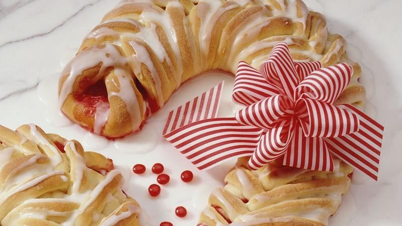 Candy Cane Coffee Cake