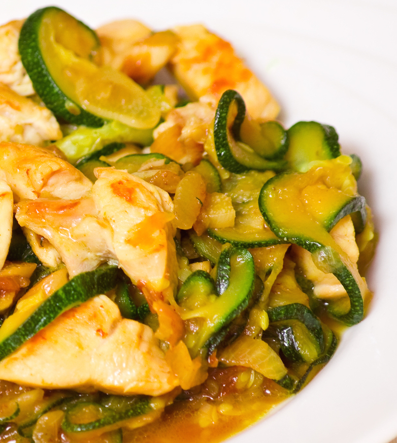 Easy Chicken Zucchini Saute