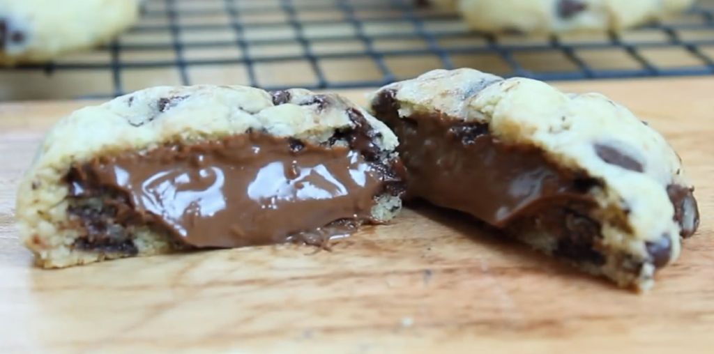 Nutella Chocolate Chip Cookies