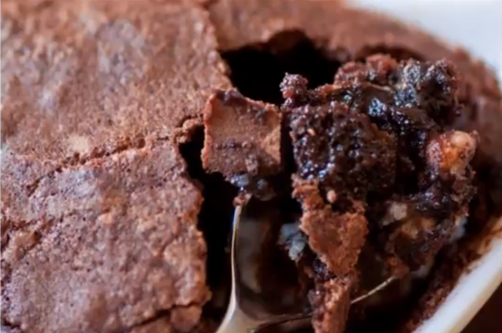 Hot Fudge Brownie Bread