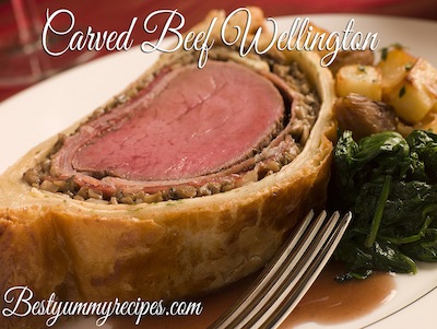 Carved Beef Wellington