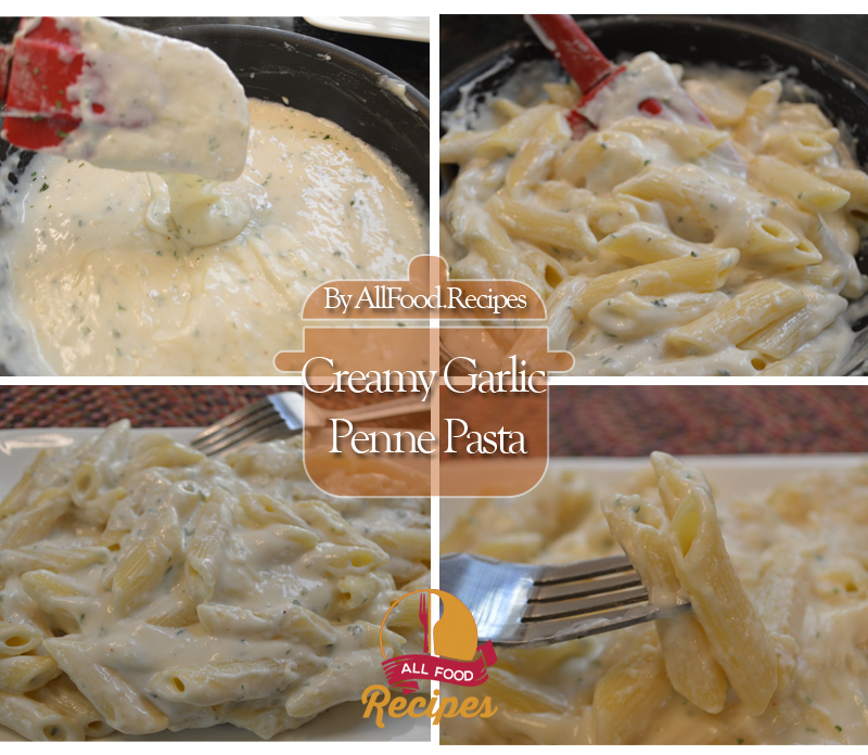 Creamy Garlic Penne Pasta