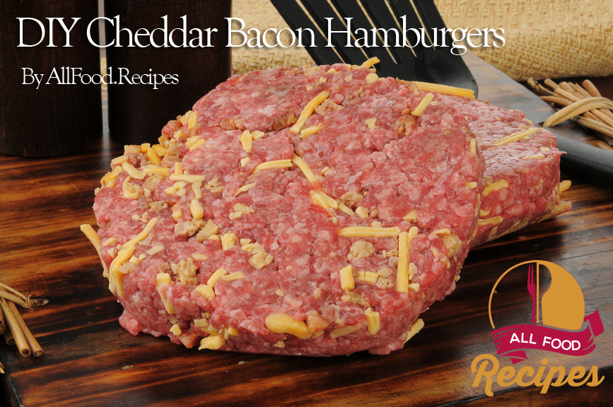 DIY Cheddar Bacon Hamburgers