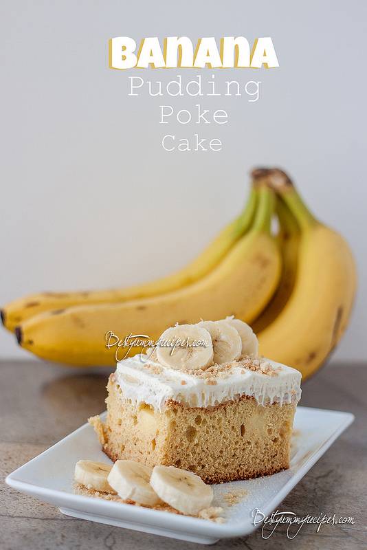 Easy Banana Pudding Poke Cake