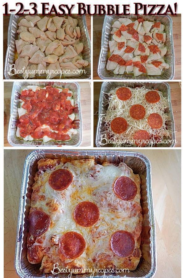 Easy Bubble Pizza